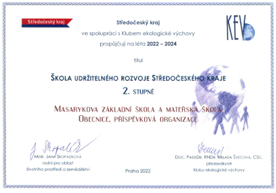 ŠKOLA UDRŽITELNÉHO ROZVOJE STŘEDOČESKÉHO KRAJE