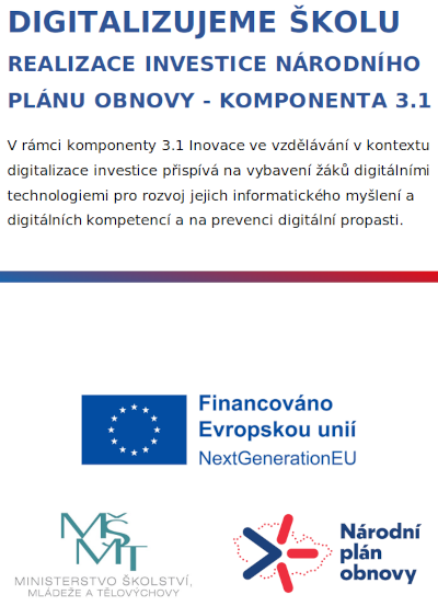DIGITALIZUJEME ŠKOLU